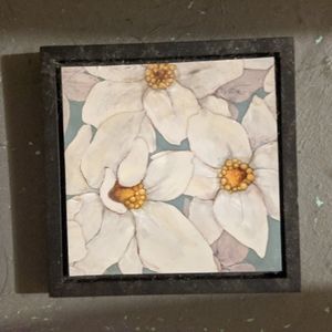 Floral wall hanging